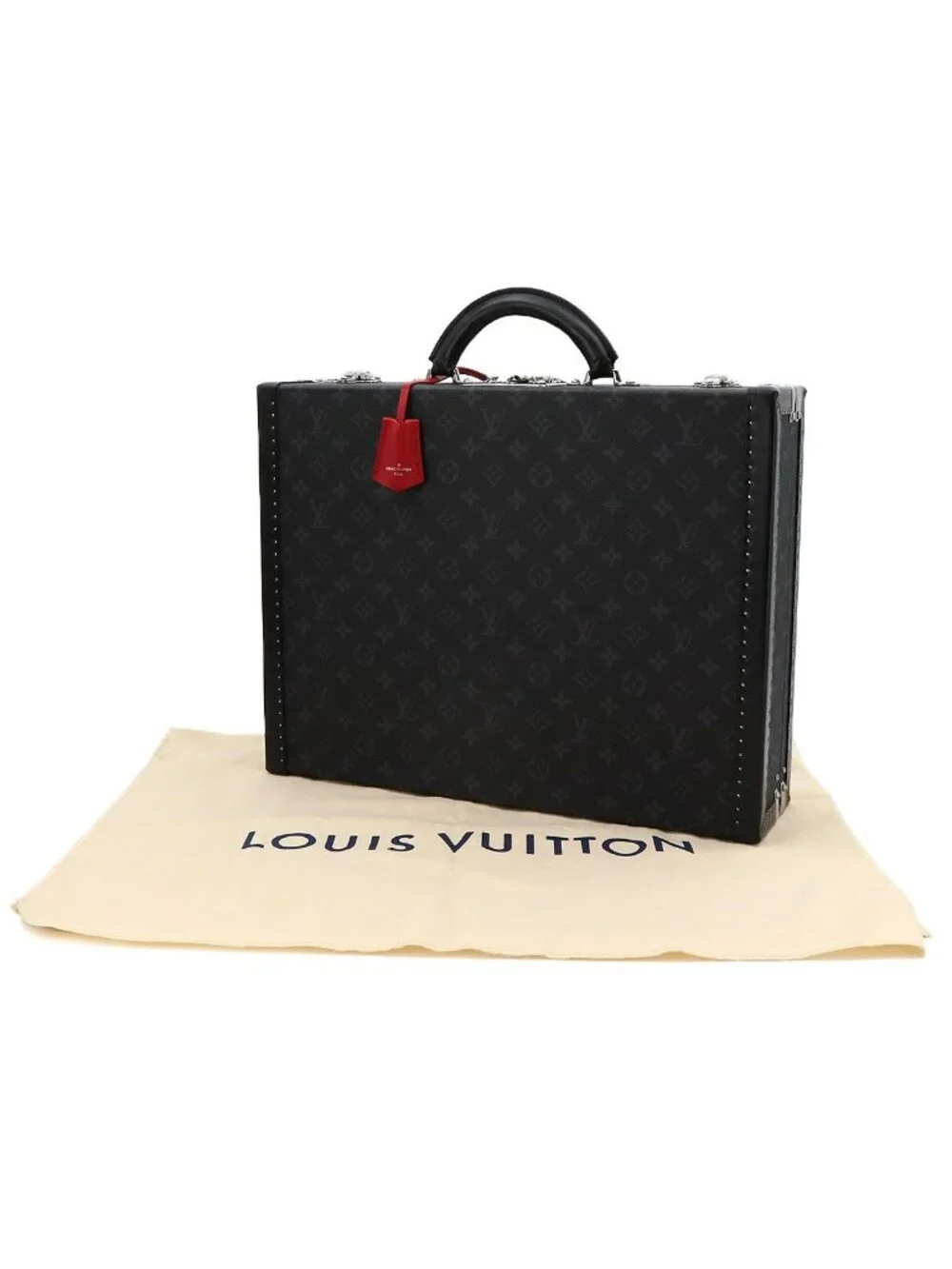 Louis Vuitton Monogram Eclipse President Clasol 45 Trunk Case